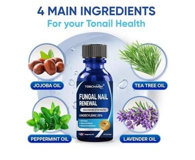 Tobcharm Fungal Nail Renewal Maximum Strength Treatment 0.5 fl oz 2 Bottles - Thumbnail 3