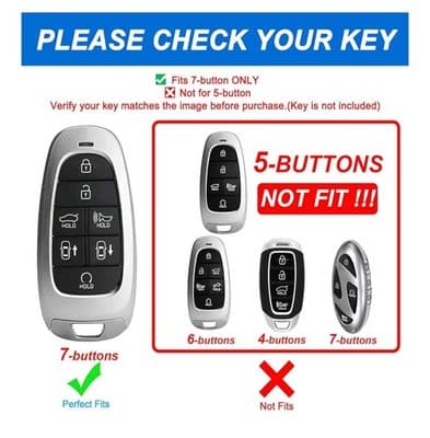Key Fob Cover For Hyundai 2022- 2024 - Thumbnail 4