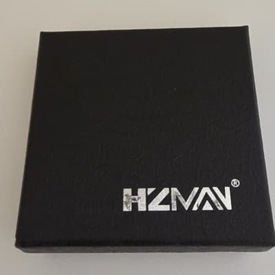 HZMAN Men's Beaded Braided Leather Bracelet, Magnetic, Black Brown Silver - Thumbnail 3