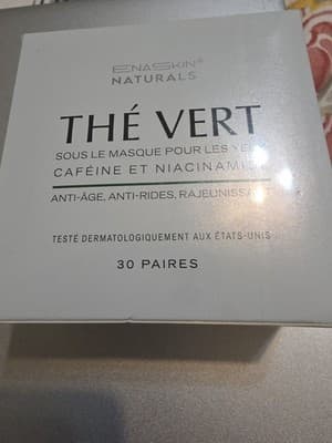 Enaskin Naturals Green Tea Under Eye Mask Caffiine & Niacinamide - Thumbnail 2