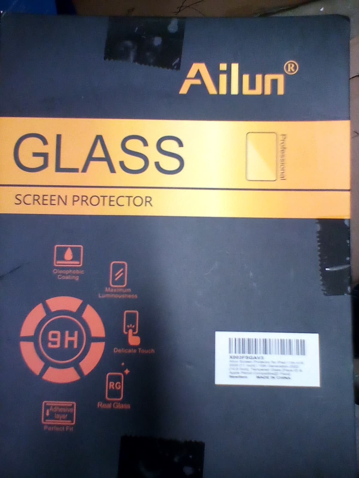 Ailun Tempered Glass Screen Protector for IPad 11th A16 2025 (11 inch),10th Gen 2022 (10.9 inch)