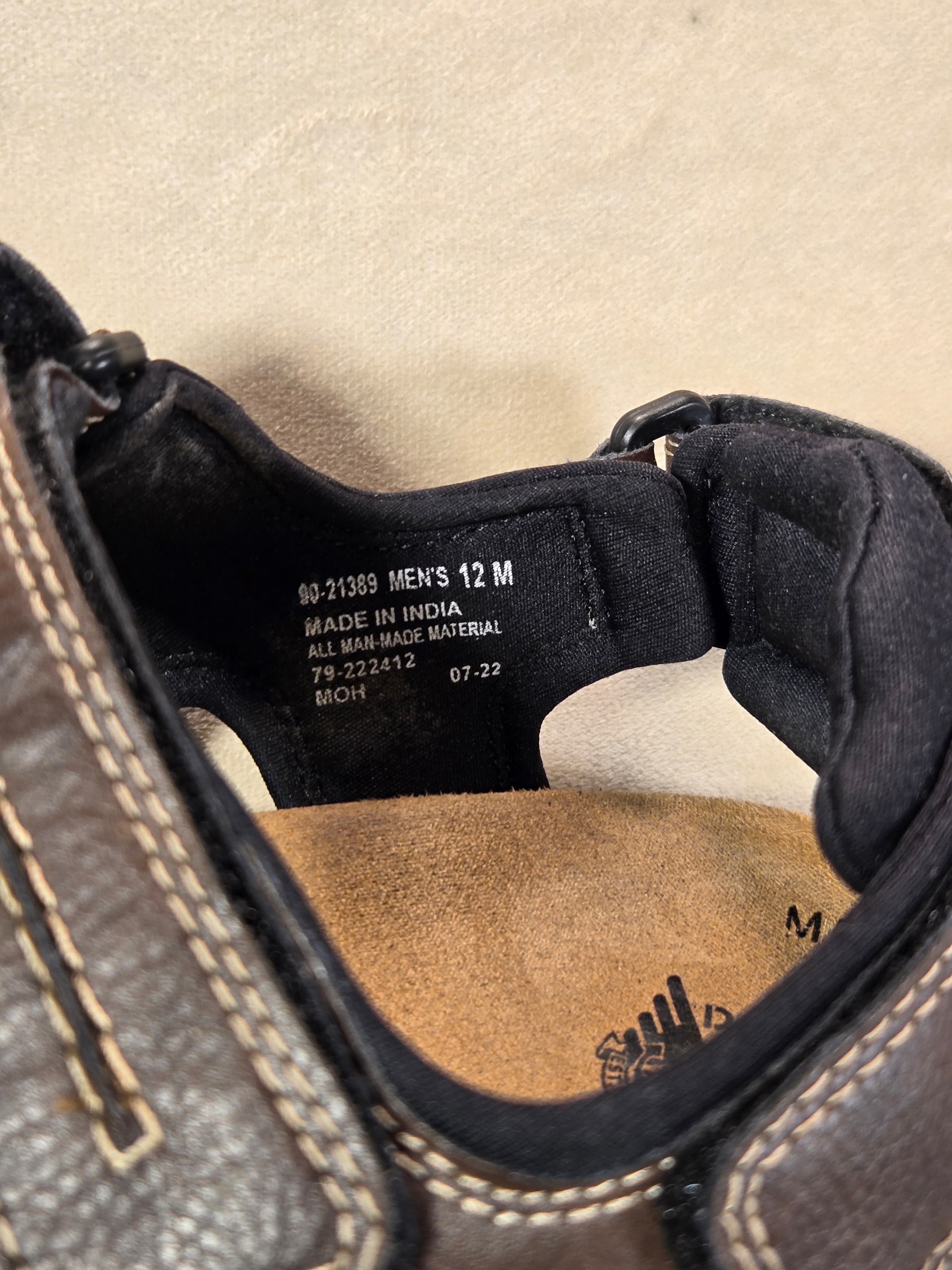 Dockers Men's Newpage Three-Strap Memory Foam Sandals - Brown - Thumbnail 5