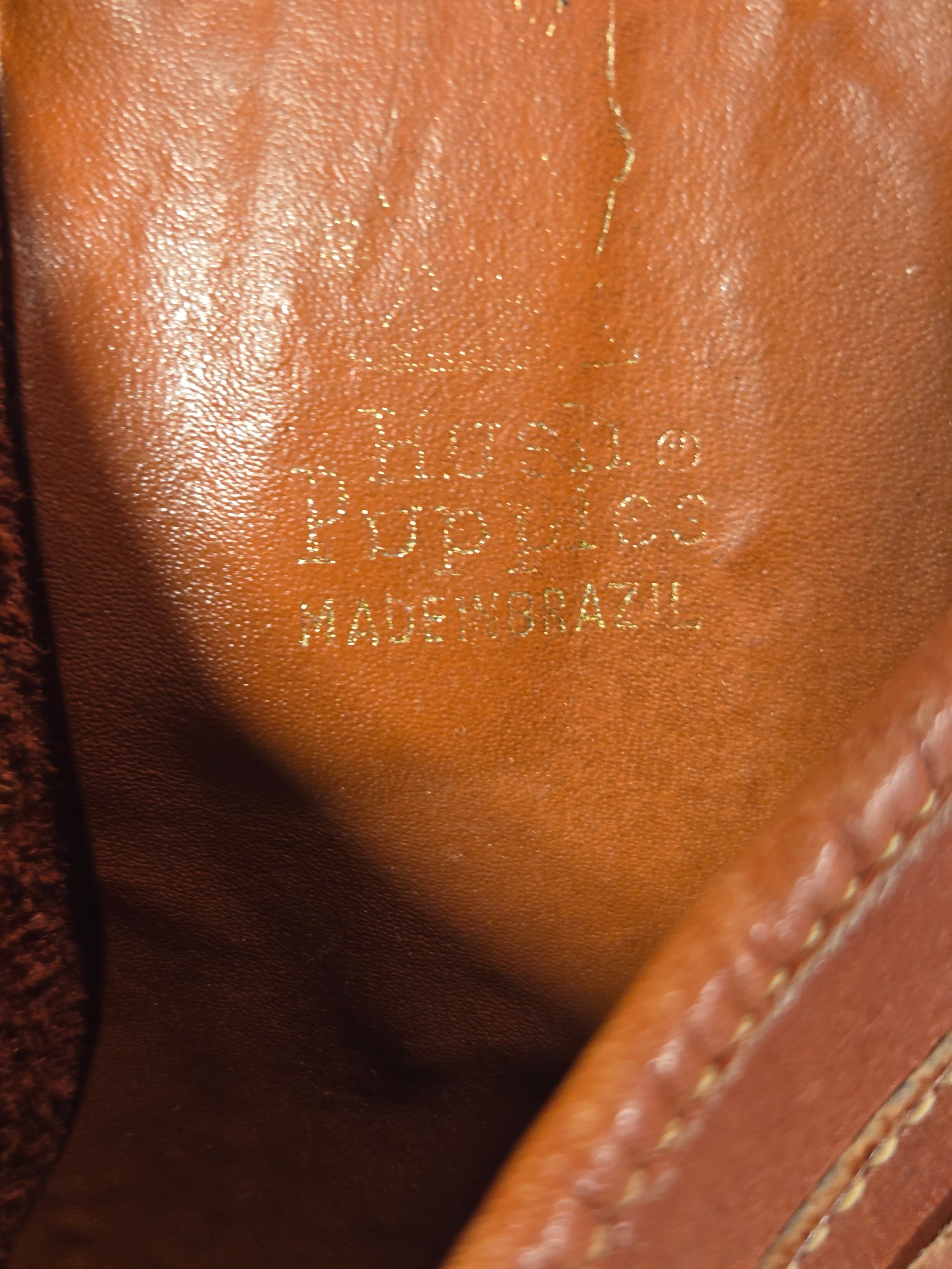 Vintage Brown Leather Clogs with Embroidered Detail - Thumbnail 6