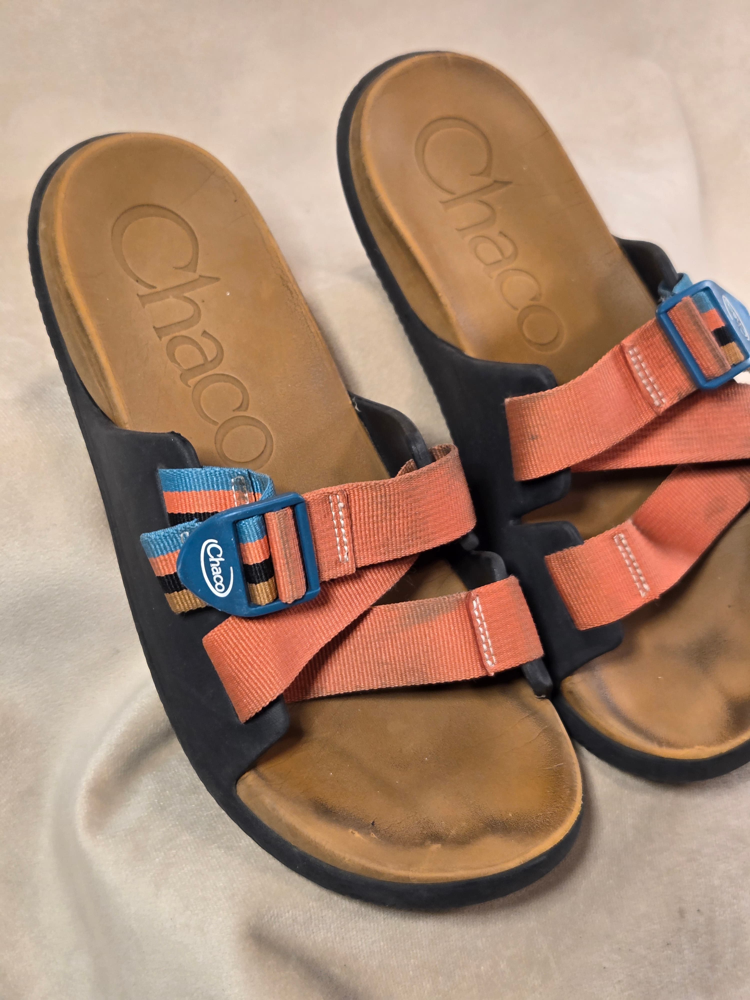Chaco Z/Cloud 2 Dual Strap Geometric Outdoor Sandals Tech Webbing Women's Sz10 - Thumbnail 3