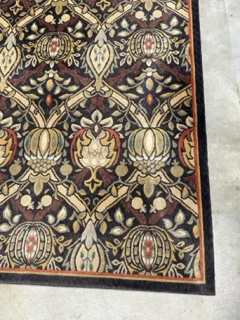 8'x10' Black Wool Nouveau Collection Rug from Wools of New Zealand - Thumbnail 2