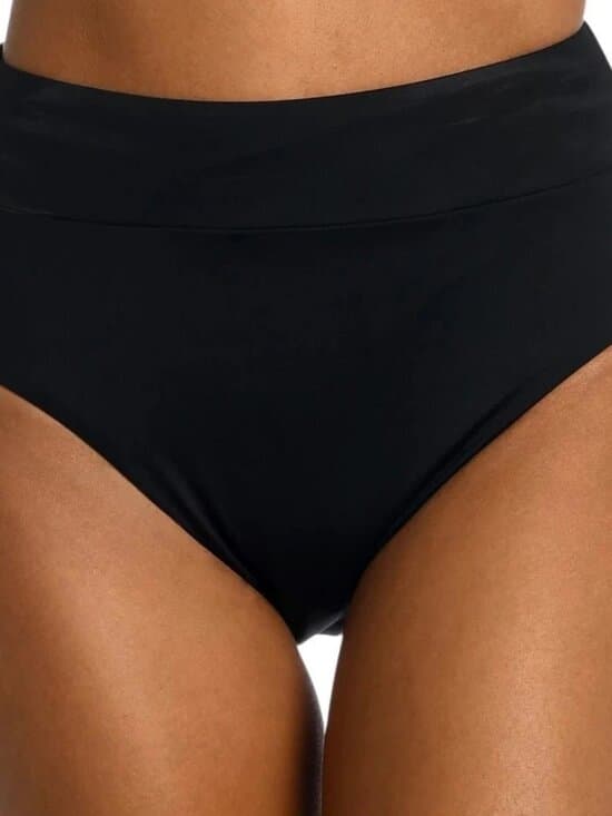 La Blanca Women's Island Goddess High Waist Bikini Swimsuit Bottom Black Sz 18W - Thumbnail 3