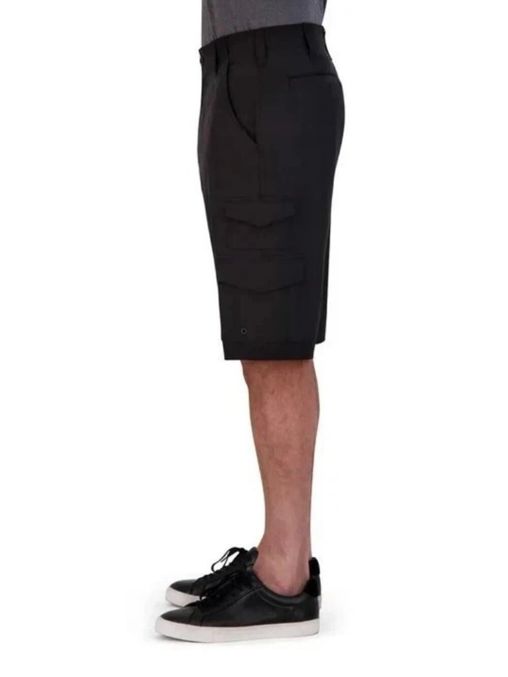 Iron Co. Stretch Hybrid Cargo Short Size 40 Black - Thumbnail 2