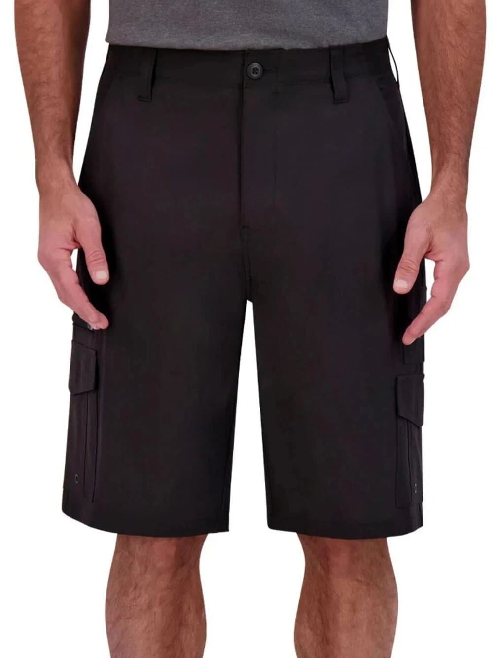 Iron Co. Stretch Hybrid Cargo Short Size 40 Black - Thumbnail 4