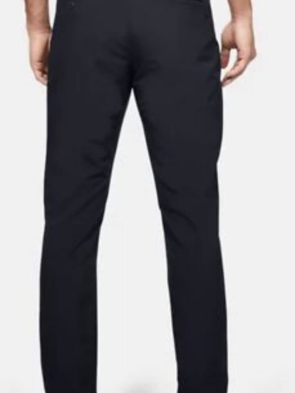 Under Armour Mens Match Play Straight Leg Golf Pants Black 36/30 - Thumbnail 2