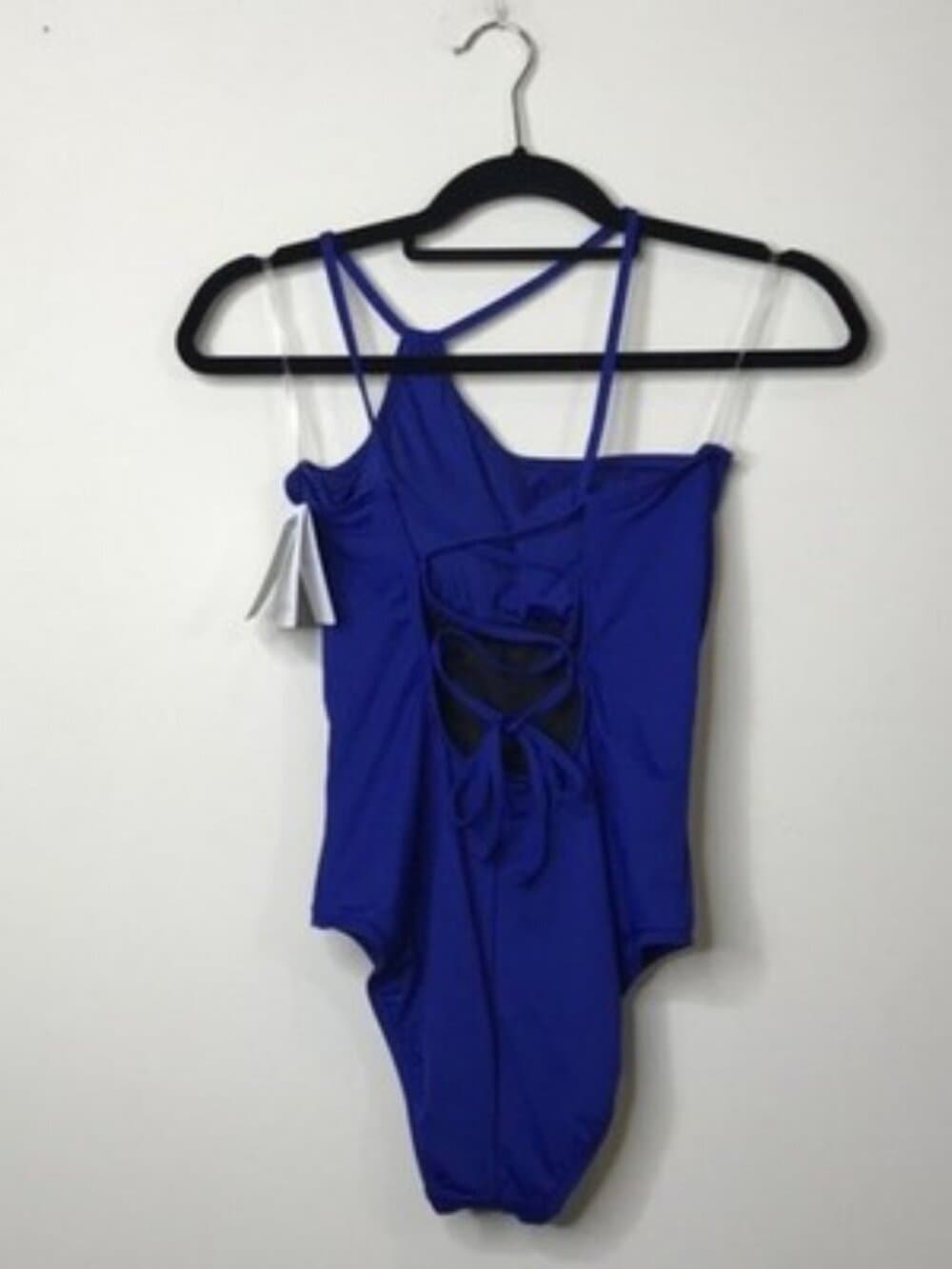 LA BLANCA WOMEN'S ISLAND GODDESS SHOULDER MIO ONE PIECE SWIMSUIT, BLUEBERRY, 4 - Thumbnail 4