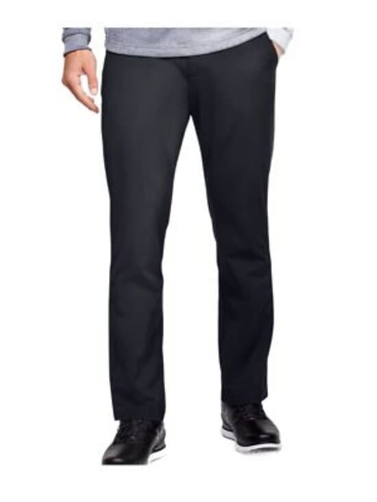 Under Armour Mens Match Play Straight Leg Golf Pants Black 36/30 - Thumbnail 4