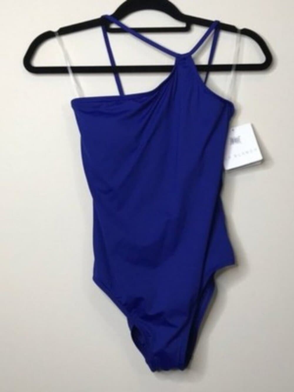 LA BLANCA WOMEN'S ISLAND GODDESS SHOULDER MIO ONE PIECE SWIMSUIT, BLUEBERRY, 4 - Thumbnail 2