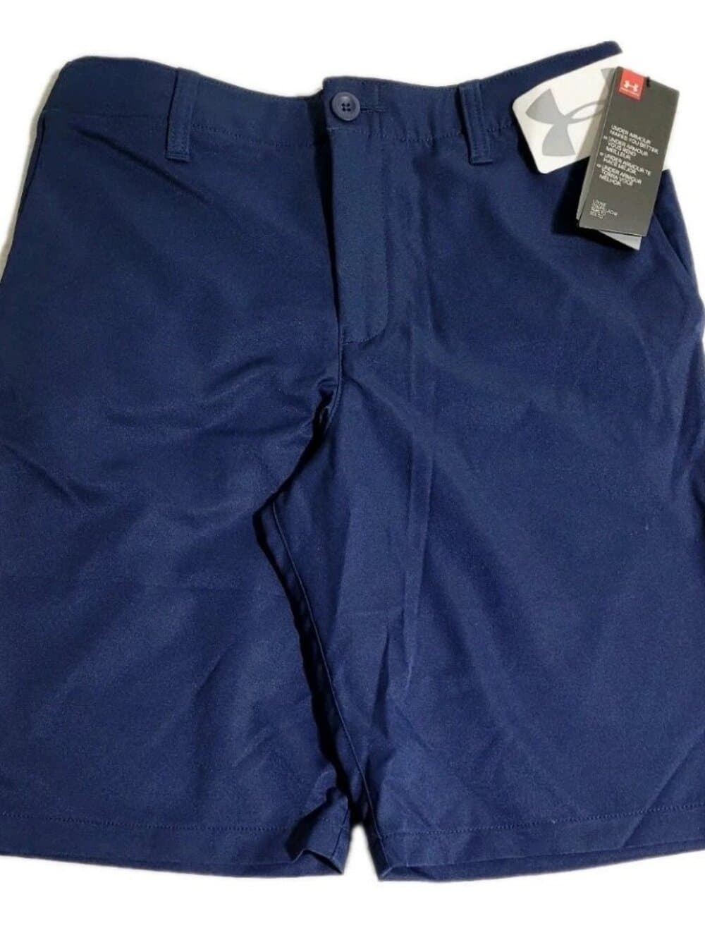 Under Armour Loose Fit Athletic Golf Shorts Youth Boys Size 14 MSRP $40.00 New - Thumbnail 3