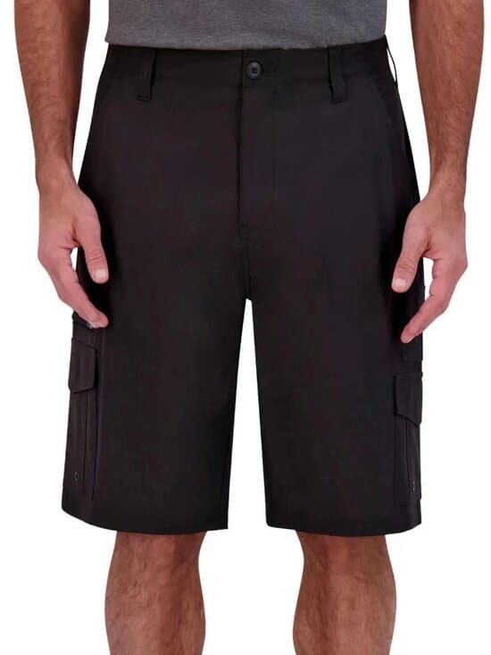 Iron Co. Stretch Hybrid Cargo Short Size 40 Black - Thumbnail 5