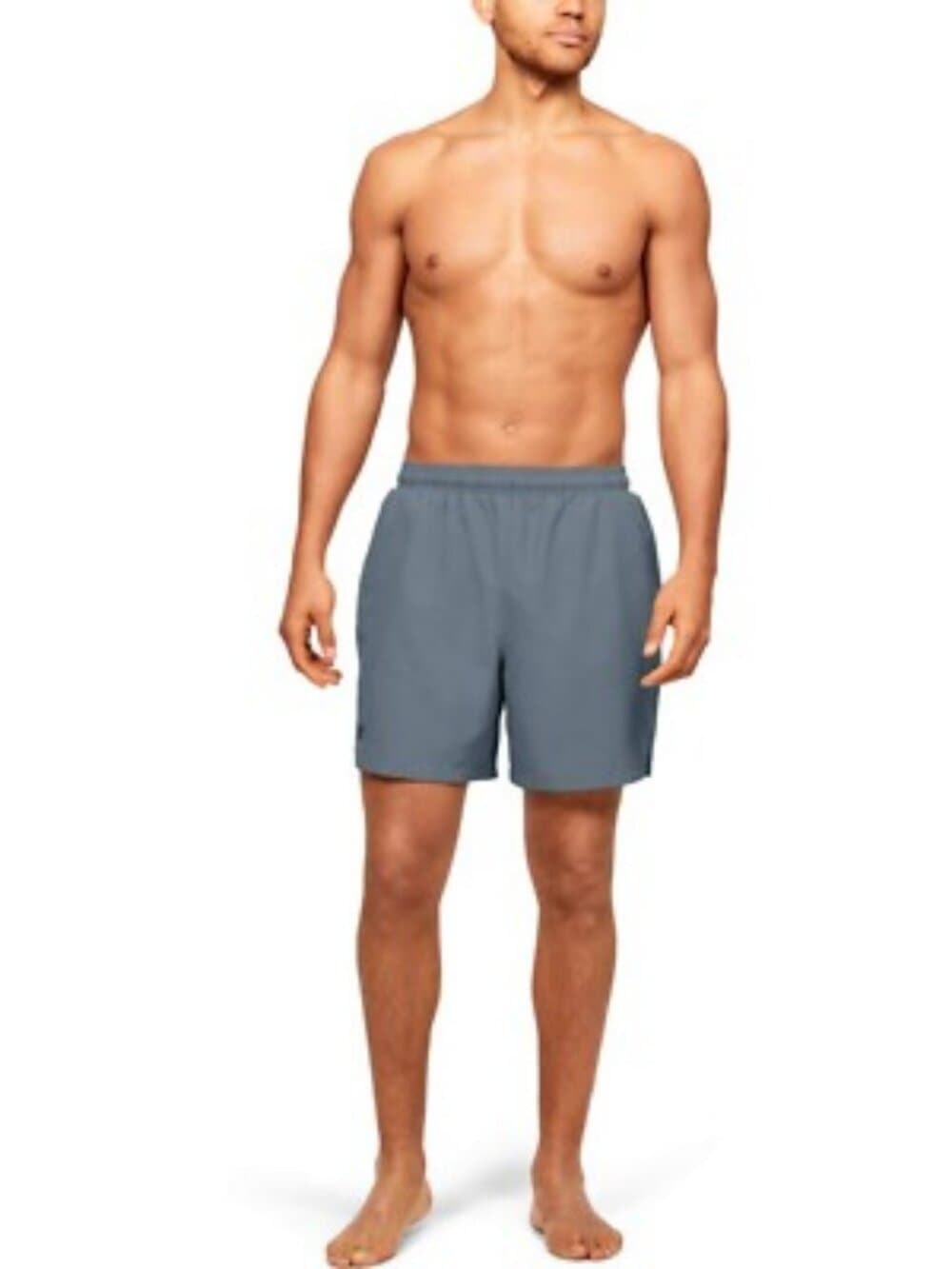 UNDER ARMOUR MEN'S SHORE BREAK VOLLEY BOARDSHORT, HUSHED TURQUOISE /BLACK, 3X - Thumbnail 2