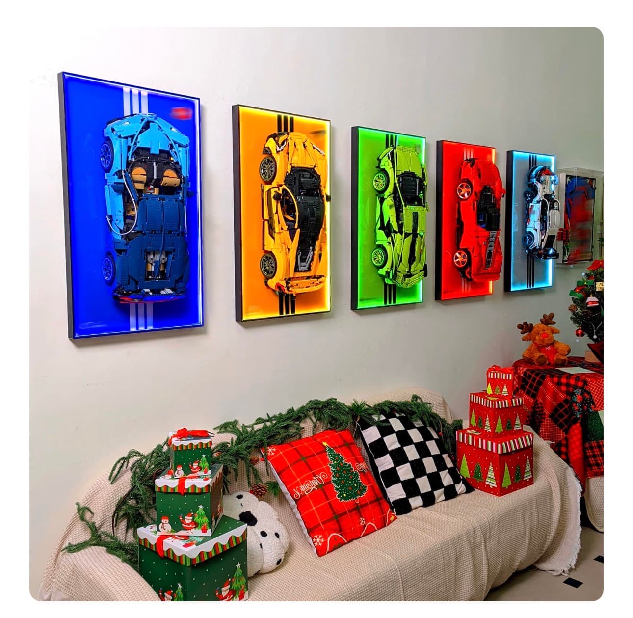 P1 McLaren Car LED Wall Art with Remote Control - Thumbnail 4