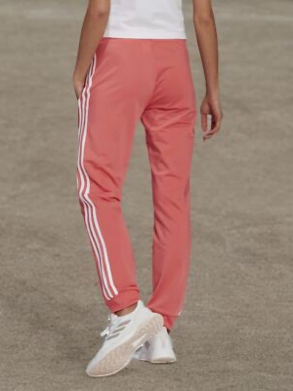 adidas womens Essentials Warm-up Slim Tapered 3-stripes Tracksuit Pants Sz XS - Thumbnail 4