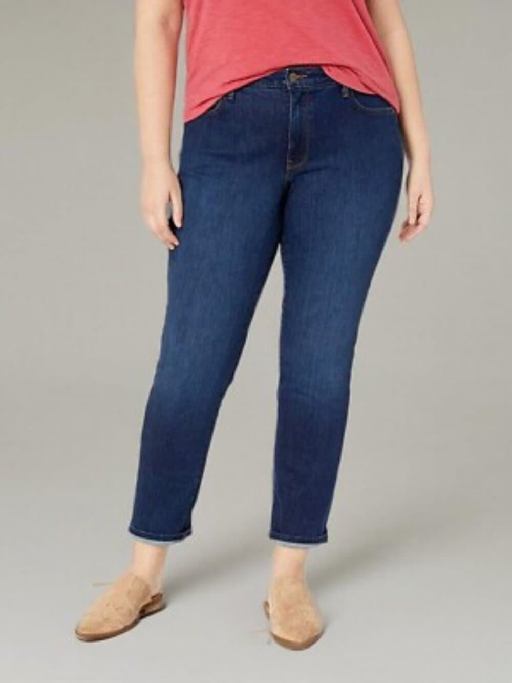 NYDJ Women's Plus Size Sheri Slim Pants | Sure Stretch Denim Slimming & Flatt - Thumbnail 3