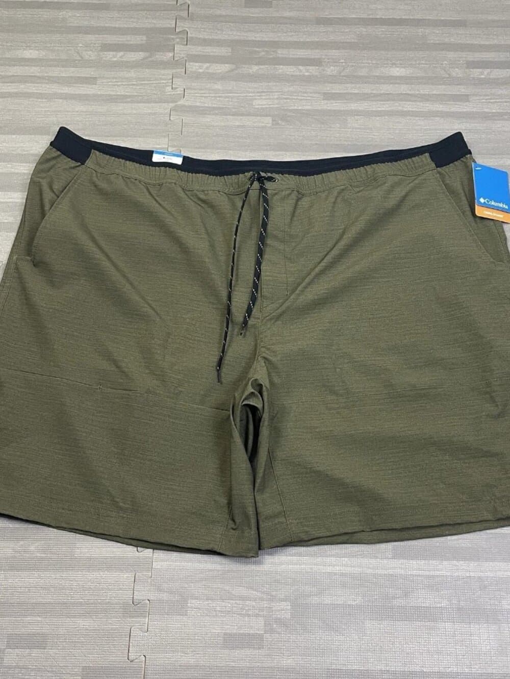 Columbia Twisted Creek Stone Green Heather Hiking Shorts Mens Big 6XL - Thumbnail 7