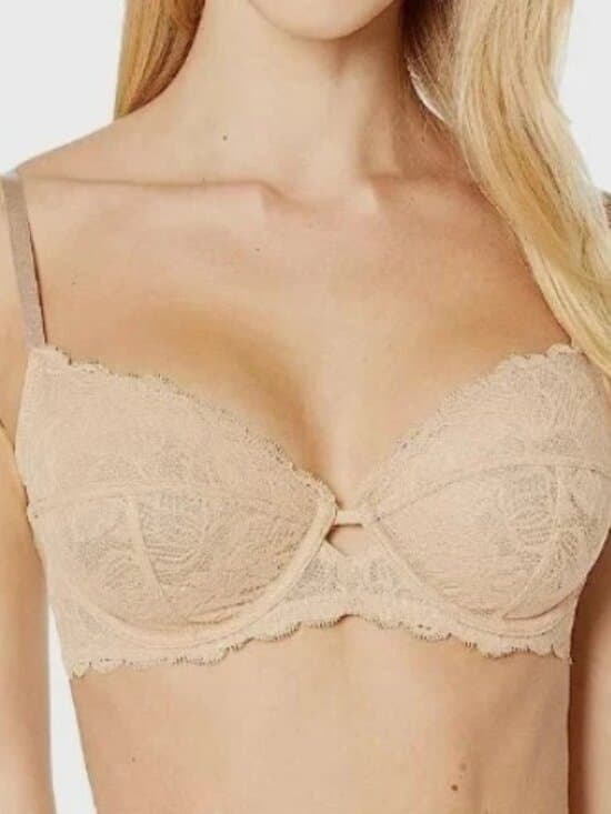NEW 42C Calvin Klein Seductive Comfort Unlined Lace Bra QF1741-265 - Thumbnail 3