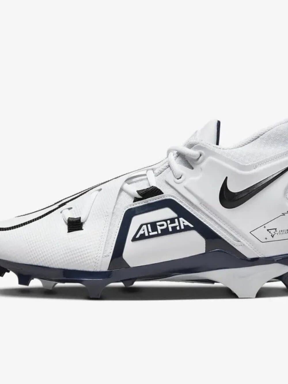 Nike Alpha Menace Pro 3 Football Cleats White Navy CT6649-108 Mens Size 16 NEW - Thumbnail 5