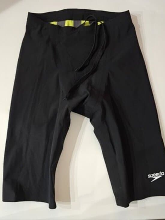 New Speedo FINA AQ SP140883 Jammer Swimsuit Nylon/Spandex/Elastane Size 26 Black - Thumbnail 8