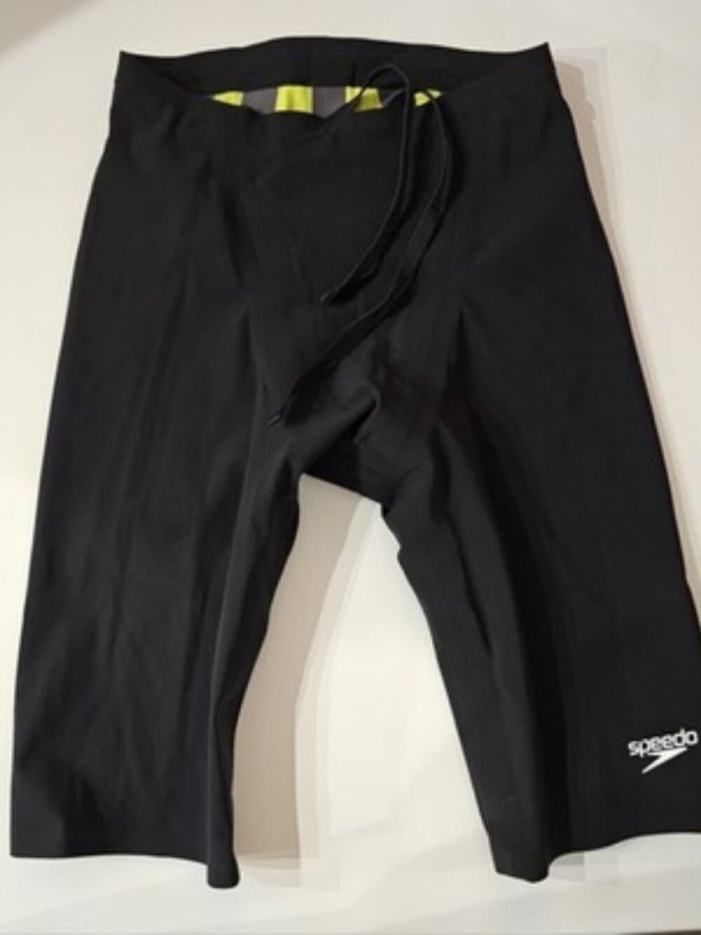 New Speedo FINA AQ SP140883 Jammer Swimsuit Nylon/Spandex/Elastane Size 26 Black - Thumbnail 7