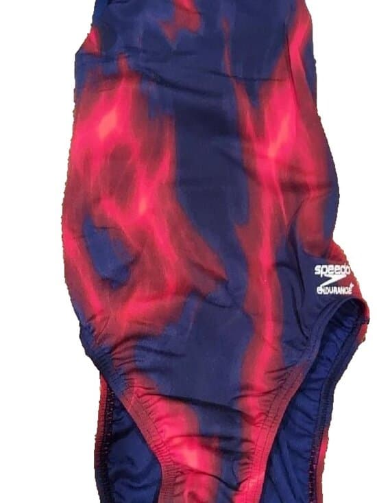 Speedo Swimsuit Endurance Racing New Tag Black Blue Red Suit Woman 28 - Thumbnail 5