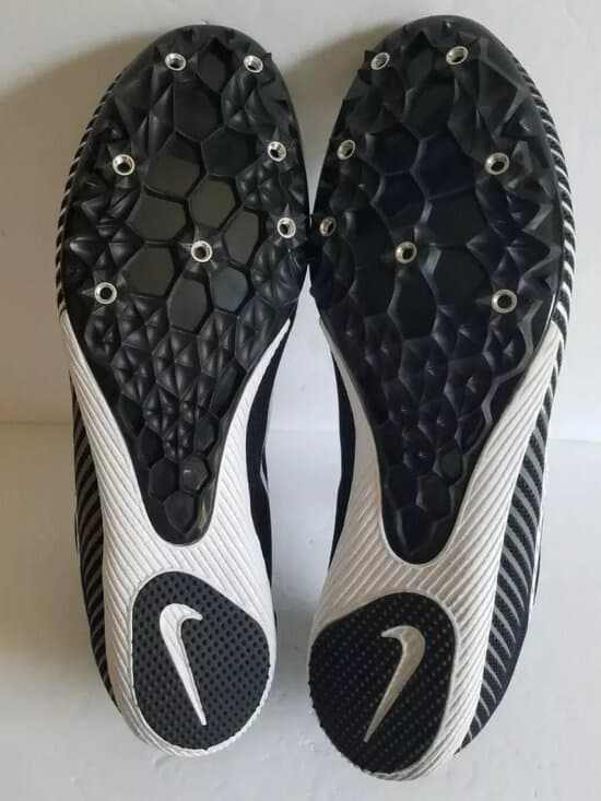 Nike Zoom Rival M9 Racing Track and Field Shoes Black White Lightweight Men's 13 - Thumbnail 9