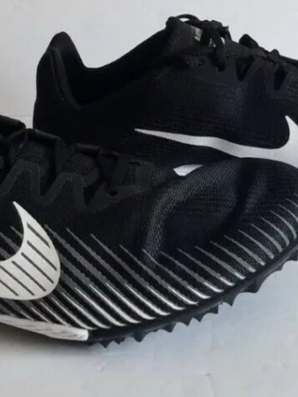 Nike Zoom Rival M9 Racing Track and Field Shoes Black White Lightweight Men's 13 - Thumbnail 3