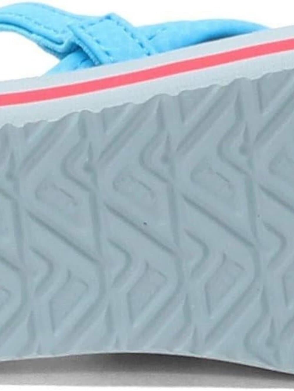 Reef Little Ahi Boys Flip Flops Blue Gray Sharks Thong Sandal Back Strap Sz 7/8 - Thumbnail 2