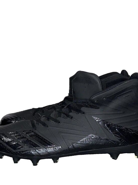 Adidas Freak X Carbon Mid 'Triple Black' Men's Football Cleats Size 18 - Thumbnail 6
