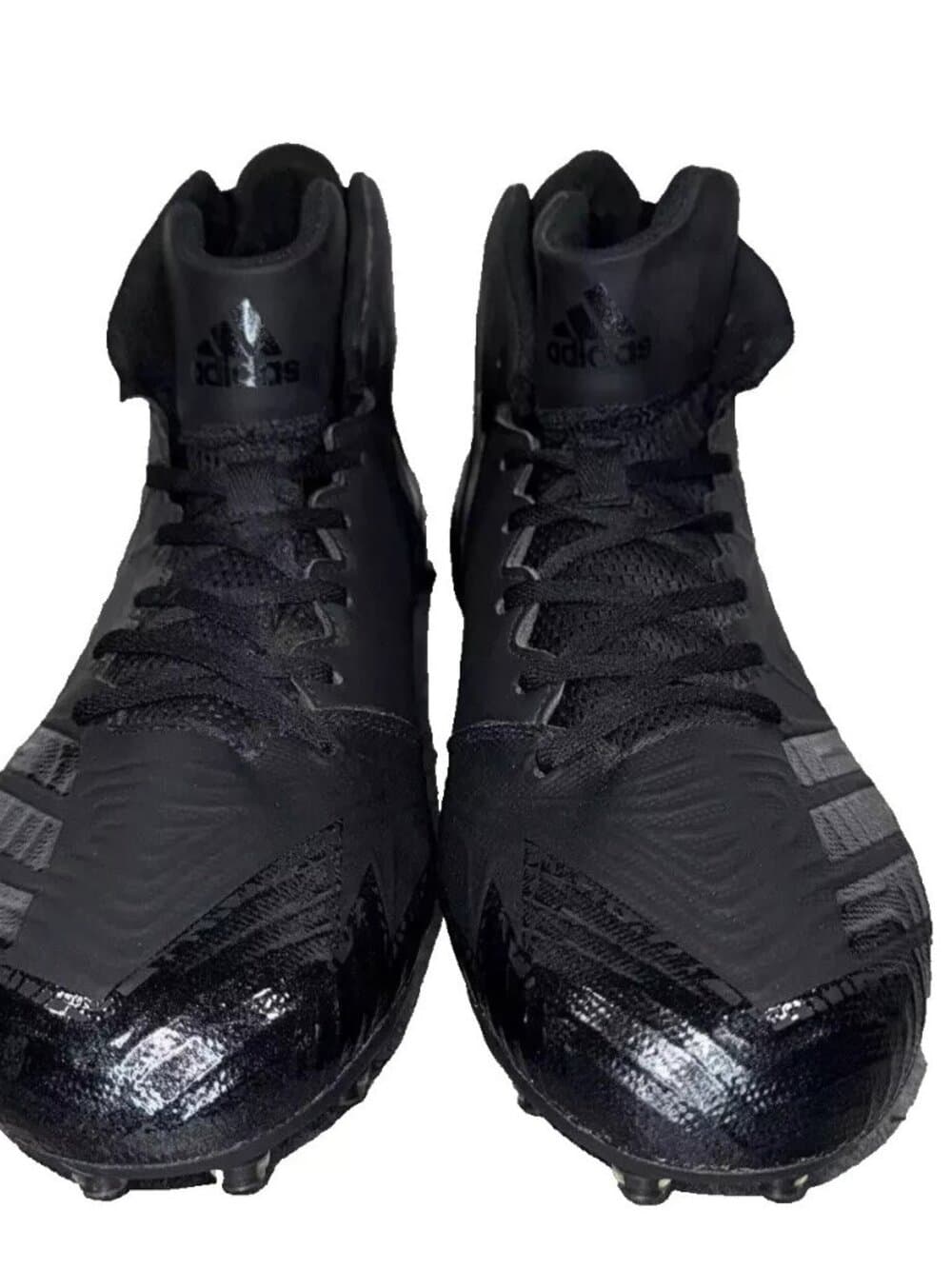 Adidas Freak X Carbon Mid 'Triple Black' Men's Football Cleats Size 18 - Thumbnail 4
