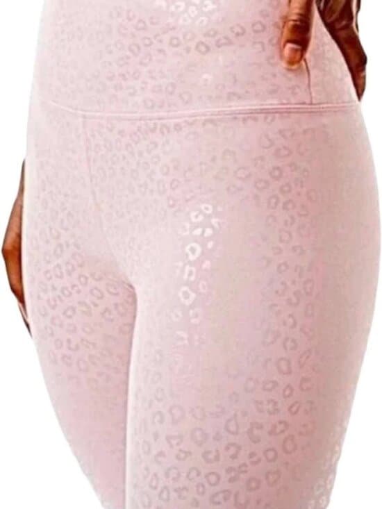 ZYIA Active Pink Leopard Unicorn Light-n-Tight Hi-Rise 7/8 24” 8-10 Leggings - Thumbnail 6