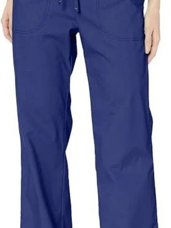 Code Happy Women's Mid Rise Moderate Drawstring Scrub Pant NAVY SZ MEDIUM TALL - Thumbnail 2