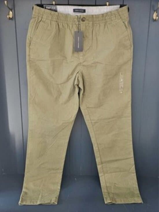 Tommy Hilfiger Mens Th Flex Chino Pants Olive Size 36x30 Brand New - Thumbnail 5