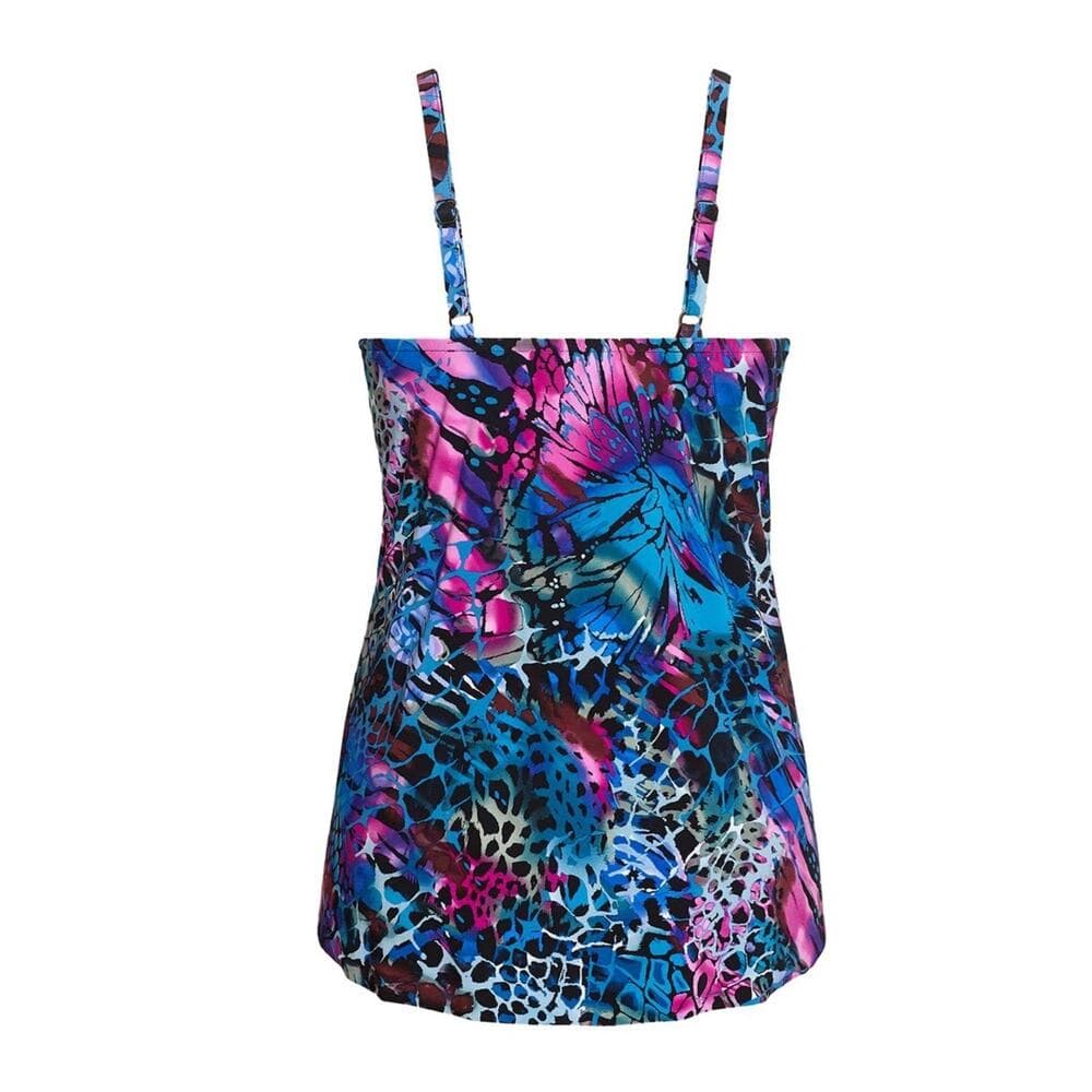 NWT Magicsuit Women's Blue Social Butterfly Grace Swim Tankini Top Size: 10 - Thumbnail 4