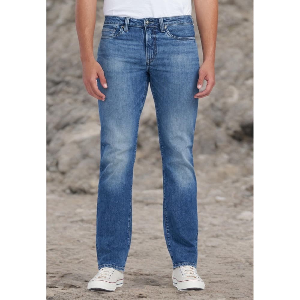 BUFFALO DAVID BITTON RELAXED STRAIGHT DRIVEN JEANS, CRINKLED AND SANDED 40 X 30 - Thumbnail 4