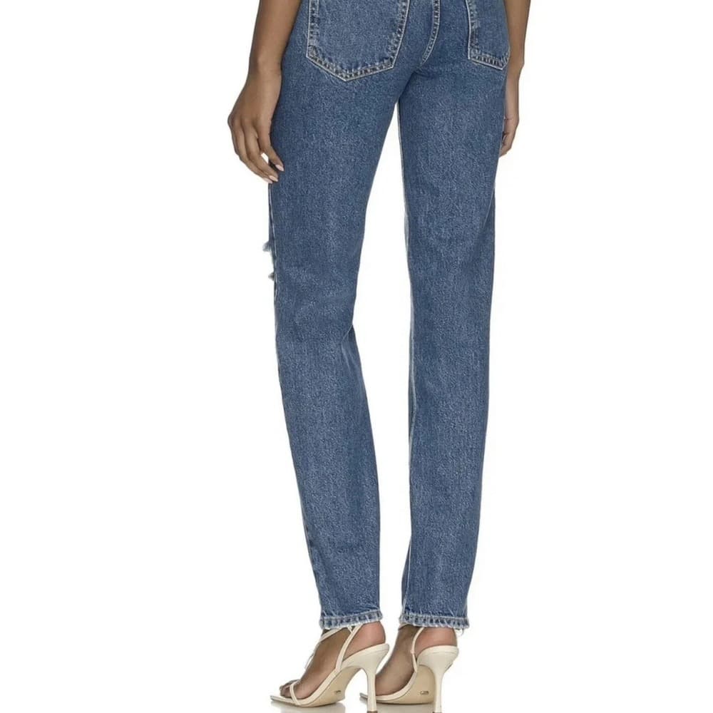 NWT! Free People We The Free The Lasso Jeans in Sapphire. Size 27. MSRP: $98. - Thumbnail 2