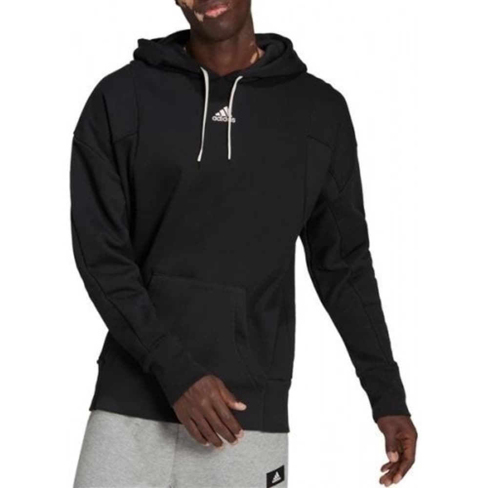 Adidas M Internal OH Pullover Hoodie Sweatshirt - HC3479 - Black -2 XL - Thumbnail 3
