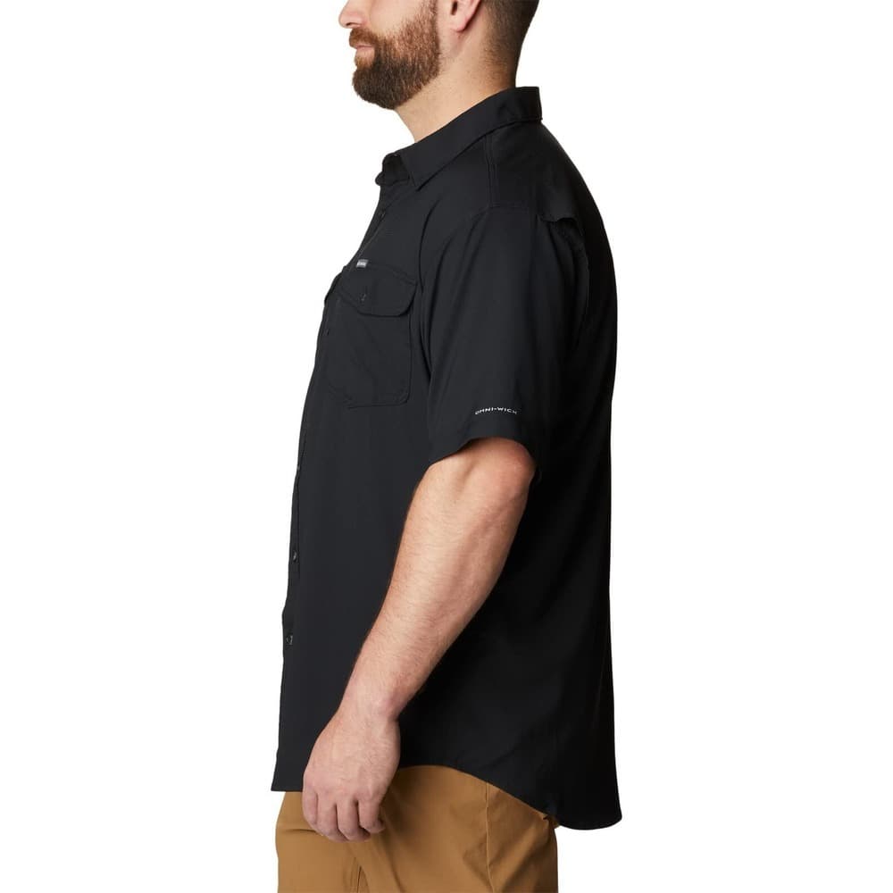 Columbia Men's Big & Tall Utilizer II Solid Short Sleeve Shirt, ICY Morn, 3X B&T - Thumbnail 7