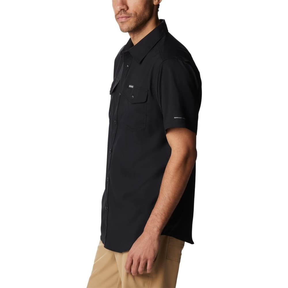 Columbia Men's Big & Tall Utilizer II Solid Short Sleeve Shirt, ICY Morn, 3X B&T - Thumbnail 2