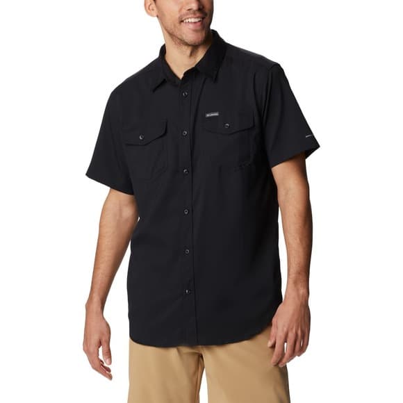 Columbia Men's Big & Tall Utilizer II Solid Short Sleeve Shirt, ICY Morn, 3X B&T - Thumbnail 10