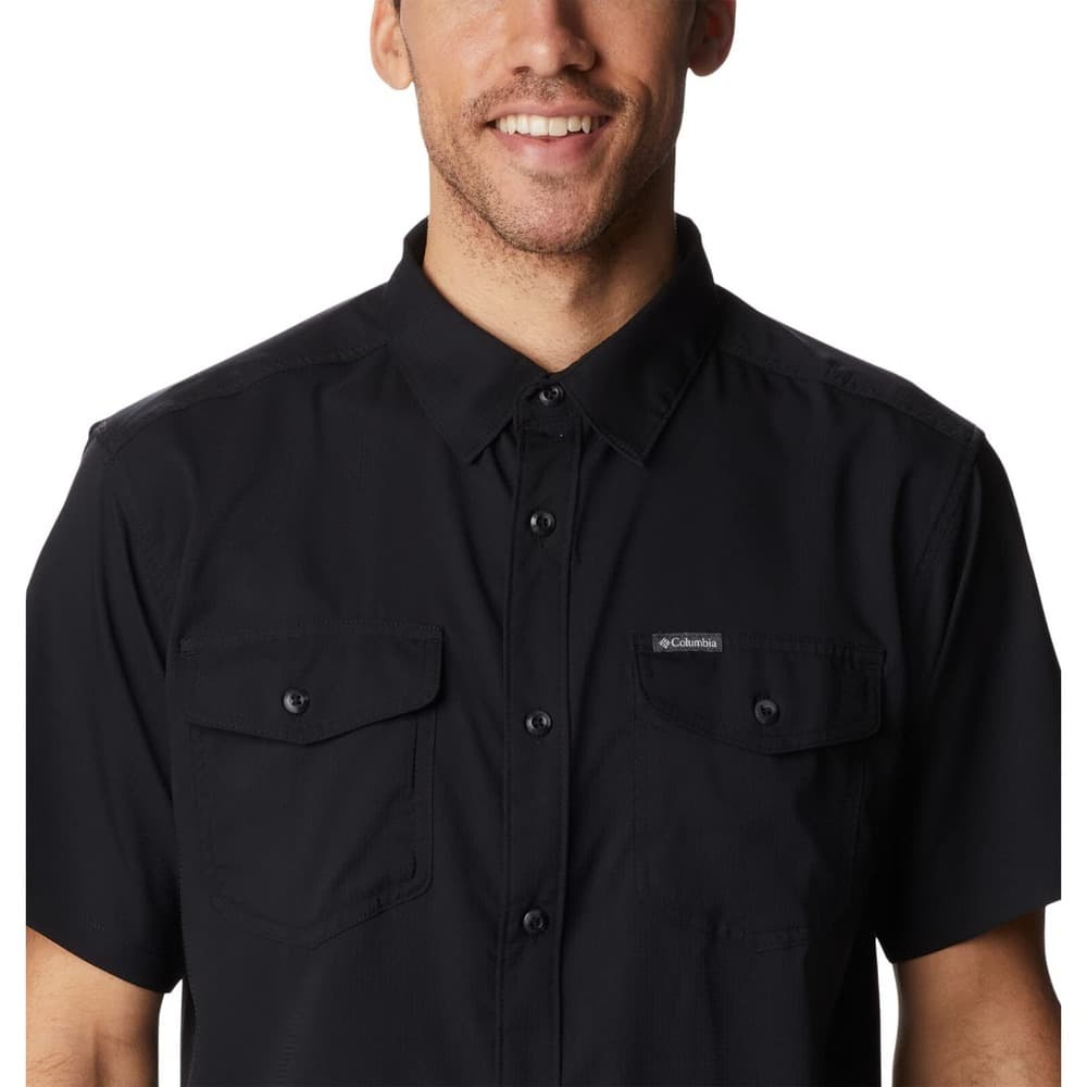 Columbia Men's Big & Tall Utilizer II Solid Short Sleeve Shirt, ICY Morn, 3X B&T - Thumbnail 3