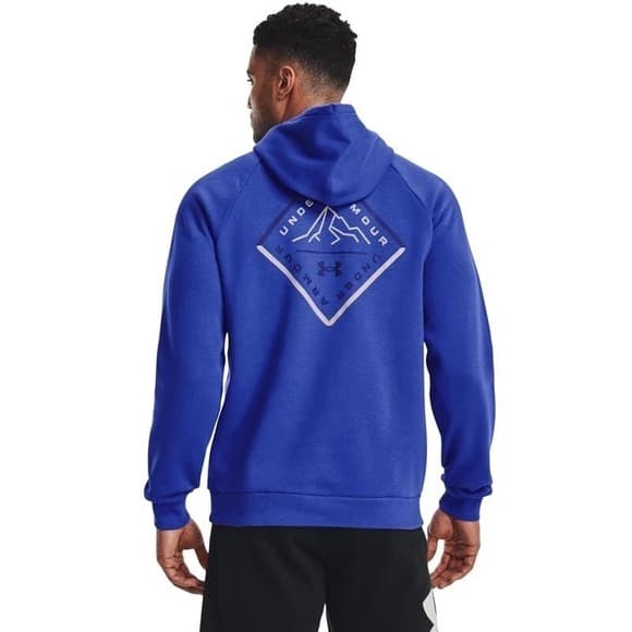 Under Armour Hoodie, Men's Size M , UA Rival Fleece Mountain Hoody, NWT - Thumbnail 3