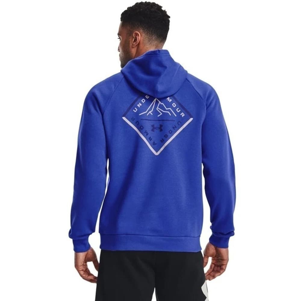 Under Armour Hoodie, Men's Size M , UA Rival Fleece Mountain Hoody, NWT - Thumbnail 2