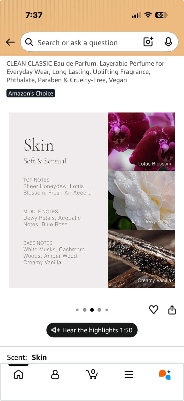 Clean Classic Skin Eau de Parfum 1 fl oz - Thumbnail 6