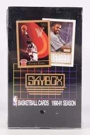 NBA Skybox 1990-91 Season Basketball Series 1 Trading Card WAX Box (36 Packs) - Thumbnail 5