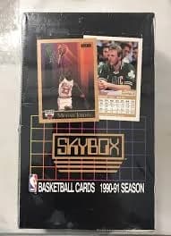 NBA Skybox 1990-91 Season Basketball Series 1 Trading Card WAX Box (36 Packs) - Thumbnail 7