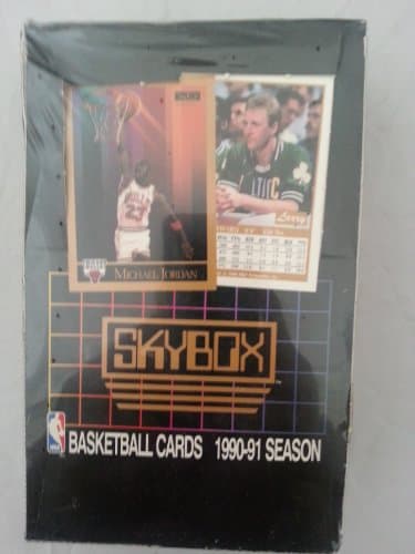 NBA Skybox 1990-91 Season Basketball Series 1 Trading Card WAX Box (36 Packs)